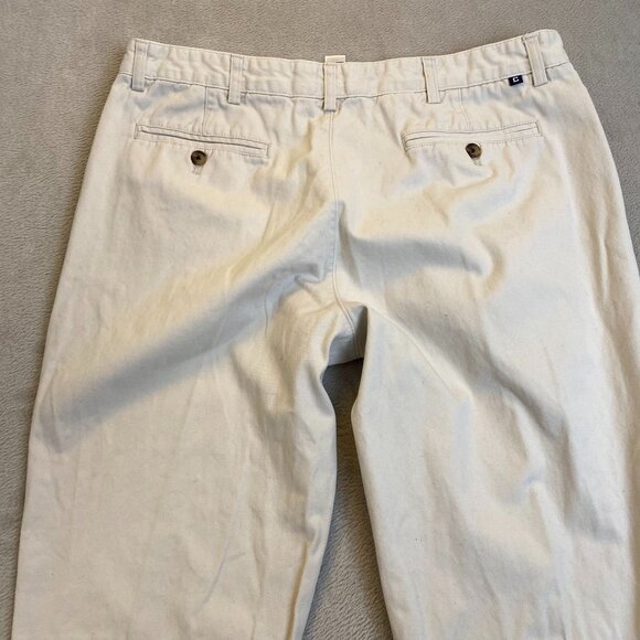 Chaps Mens Khaki Pants 36x29 Measured Custom Fit Cotton Preppy Academia - Picture 8 of 16